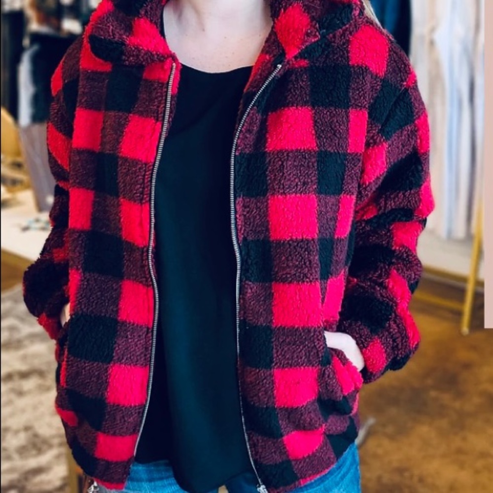 Free Country Buffalo Plaid Womens Jacket